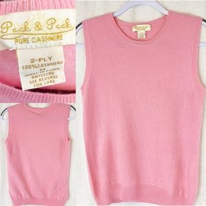 Peck & Peck Cashmere Sweater Vest